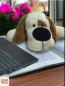 75 Cm Yatan Sevimli Peluş Köpek Yastık & Uyku Arkadaşı & Oyuncak & Hediyelik - 2