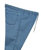 Erkek Büyük Beden 100 Kilo-180 Kilo Arası İçin Uygun Likralı Jogger Kot Pantolon - 7