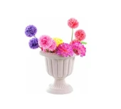 Omnipazar SO-N000 Nergiz Dekoratif Saksı Takımı 6 lt Kirli Beyaz 6 Adet thumbnail 3