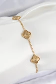Gold Renk Yonca Kadın Bileklik - EBJ250802W37138 thumbnail 1
