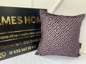 NİVEMESHOME MONET ZİGZAG ELYAF DOLGULU KIRLENT MÜRDÜM 45 X 45 thumbnail 3