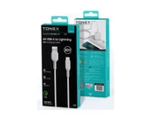Tonex Usb To Lightning 4A 20w Şarj Data Kablosu 1m - MA70 - 1