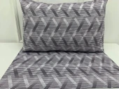 NİVEMESHOME MOR ÇİZGİLİ DESEN 2 Lİ YASTIK KILIFI KAPAKLI 50X70 - 3