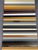 NİVEMESHOME GRİ AHŞAP JALUZİ 50 MM REDÜKTÖRLÜ+KURDELALI PERDE - 5