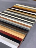 NİVEMESHOME GRİ AHŞAP JALUZİ 50 MM REDÜKTÖRLÜ+KURDELALI PERDE - 4