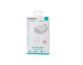 Tonex PD25W Type-c To Lightning 25W 3.4A Yeni Nesil Şarj Seti - 20 Adet - 1