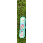 Turkuaz Multi Renkli Kapaklı Kalemlik Kutusu -Çanta İçi Saklama - Diş Fırçası - Makyaj Fırçası Kutu - 16