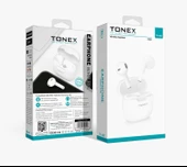 Tonex TX-460 Bluetooth Kulaklık Kablosuz  V5.3+EDR Beyaz - 5 Adet - 1