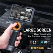 Teslong 360 Işıklı 4 Yönlü Eklemli Boroskop, 5 Inc - 6.5mm Çap - 1.5m Kablo - 4