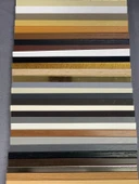 NİVEMESHOME KREM AHŞAP JALUZİ 50 MM REDÜKTÖRLÜ+KURDELALI PERDE - 5