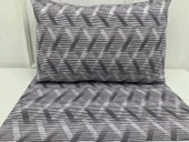 NİVEMESHOME MOR ÇİZGİLİ DESEN 2 Lİ YASTIK KILIFI KAPAKLI 50X70 thumbnail 1