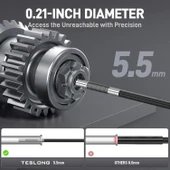 Teslong İki Yönlü Eklemli Boroskop, 5.5mm - 5 Inc - 1.5m Kablo - 2