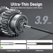 Teslong Ultra İnce 3.9 mm Endüstriyel Endoskop - 6 Inc - 1.5m Kablo - 3