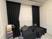 NİVEMESHOME KETEN TREND MASA ÖRTÜSÜ SİYAH  APM - 3