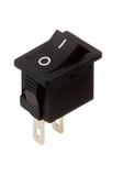 Fapatech KCD11 Mini 2 pinli On-Off Anahtar 3A 250V AC - Siyah thumbnail 1