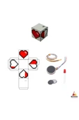 Fapatech Origami 8-Bit Kalp Küp Kağıt Devre Kendin Yap Seti –STEM Eğitici-E- Pdf içerikli thumbnail 2
