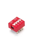 Fapatech 4-Pin Dip Switch Kırmızı Anahtar Açık Kapalı Seçim Adres Ayar On Off thumbnail 2