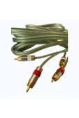 Fapatech Qed Signature Audio 40 3 Metre RCA Kablo Zırhlı Altın Başlı - 2