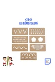 Fapatech Montessori Yazıya Hazırlık El Kası Geliştirme Ahşap Set Çizgi, Desen ve Şekil Çalışmaları thumbnail 1