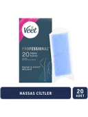 Veet Sir Ağda Bantları Professional Hasas Ciltler Için Bacak ve Vücut Bölgesi 20 Li thumbnail 1