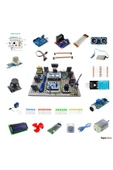 Fapatech Arduino Eğitim Kartlı Modüler Stem Deney Seti- Arduino Proje Seti Organizer Çantalı - 1