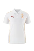Galatasaray Orijinal Lisanslı Polo Yaka Beyaz Antrenman 5 Yıldızlı T-Shirt thumbnail 5