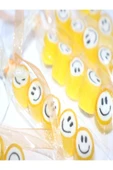 ŞEKERCİYAŞAR Sarı Gülen Yüz Parmak Lolly 12 Adet thumbnail 2