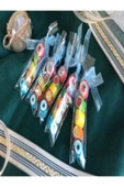 AYŞEKERLEME Çok Renkli Desenli Parmak Lolly Candy 12 Adet - 8