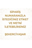 ŞEKERCİYAŞAR Kandil-Mevlit-Dini Günler Özel Etiketli Hediye Şekeri 100 Adet - 2