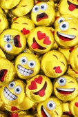 Sweetie Park Choc Choc 15 Adet Funny Smileys Emoji Para Pinyata Hediyelik Bayram Çikolatası - 1