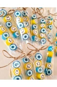 ŞEKERCİYAŞAR Sarı Mavi Desenli Doğum Günü Baby Shower Parmak Şeker 10 Adet thumbnail 2