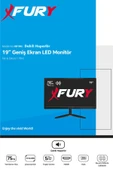 FURY 19" Geniş Ekran 75 Hz 5ms DAHİLİ HOPARLÖR Sesli Led Monitör thumbnail 3