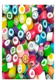 AYŞEKERLEME Çok Renkli Lolly Tropik Meyve Aromalı Şeker 250 Gr. - 1