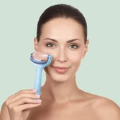 GESKE Mikro İğneli  Buz Başlığı  Pembe Kuvars Başlıklı Dermaroller   MicroNeedle Face  Body Roller - 6