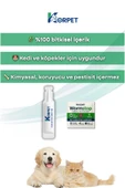 KorPet 2'li Set Kedi Ve Köpek Iç Dış Bitkisel Parazit Bitkisel 1 Damla Ve 1 Tablet Paketi thumbnail 2