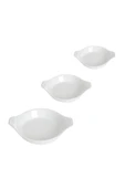 Porland Beyaz Porselen Sahan Seti 3'lü - 1