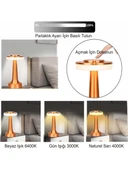 CT-8435 Oslo Şarjlı Masa Lambası - 4