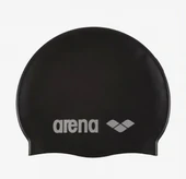 Arena Classic Silikon Yüzme Bone Siyah Gümüş - 1
