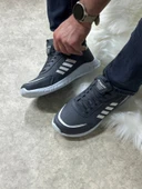 Günlük Erkek Sneaker Fileli Bağcıklı Rahat Esnek Dikiş Detaylı Yürüyüş Spor Ayakkabı 1453 - 9