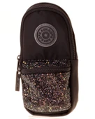Kaukko Bright Junior Bag Kalem Çantası Taşlı Siyah K2718 thumbnail 1