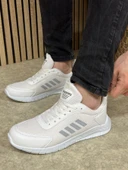Günlük Erkek Sneaker Fileli Bağcıklı Rahat Esnek Dikiş Detaylı Yürüyüş Spor Ayakkabı 1453 - 1