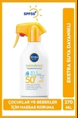 Nivea Bebek ve Çocuklar için Güneş Spreyi Spf50 270 Ml - 1