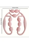 Kas Gevşetici Masaj Aleti 9 Tekerlekli Ayarlanabilir Lenf Drenaj Rulosu Bacak Kol Selülit - 7