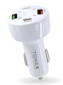 Tonex 53w 2 PD 2 USB Girişli Hızlı Şarj Araç Başlığı - 2