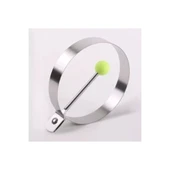 Metalik Daire Şeklinde Metal Omlet Yumurta Ve Krep Kalıpları - 2