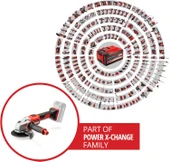 Einhell Axxio Solo Akülü 125 MM Kömürsüz Avuç Taşlama - 4431140 thumbnail 4