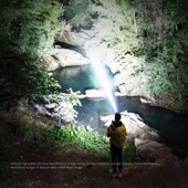 Kafa Lambası Zoomlu 60W Uzun Menzil Usb Şarjlı Powerbank Ledli Işık Su Geçirmez Kamp El Feneri thumbnail 4