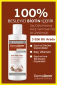 Dermaderm 2 Adet Saç Dökülmesine Karşı Biotin ve Keratin İçeren Sarımsak Özlü Şampuan 2 x 250 ml - 2