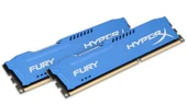Kingston HyperX Fury Blue 16 GB (2x8) 1600 MHz DDR3 CL10 HX316C10FK2/16 Ram - 1