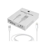 Apple İphone Uyumlu Usb-Lightning Şarj ve Data Kablosu 1M Beyaz thumbnail 1